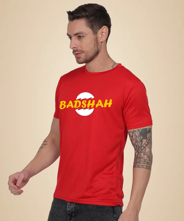 Red_Cotton_Printed_Crew_Neck_Half_Sleeve_T-Shirt_For_Men