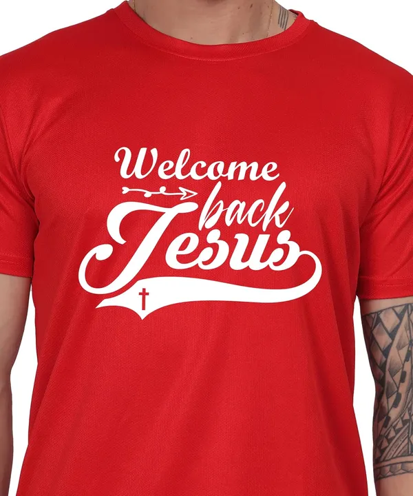 Red_Cotton_Printed_Crew_Neck_Half_Sleeve_T-Shirt_For_Men