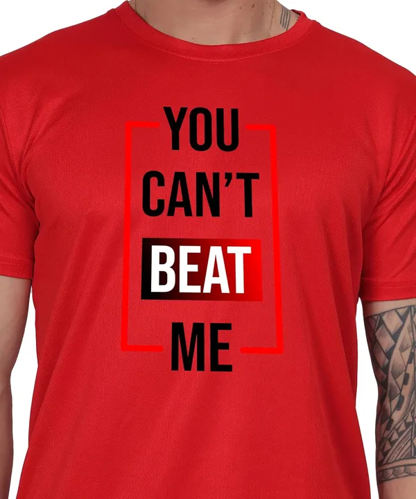 Red_Cotton_Printed_Crew_Neck_Half_Sleeve_T-Shirt_For_Men