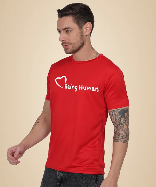 Red_Cotton_Printed_Crew_Neck_Half_Sleeve_T-Shirt_For_Men