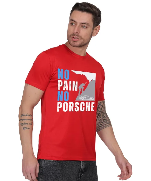 Red_Cotton_Printed_Crew_Neck_Half_Sleeve_T-Shirt_For_Men