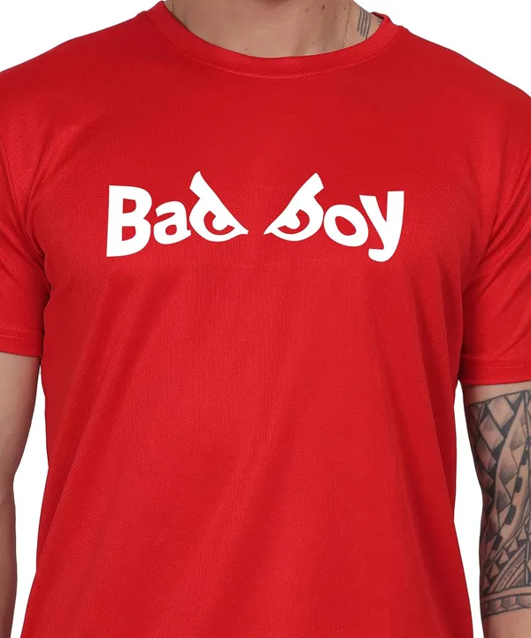 Red_Cotton_Printed_Crew_Neck_Half_Sleeve_T-Shirt_For_Men