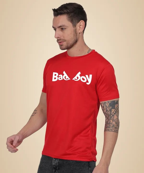 Red_Cotton_Printed_Crew_Neck_Half_Sleeve_T-Shirt_For_Men