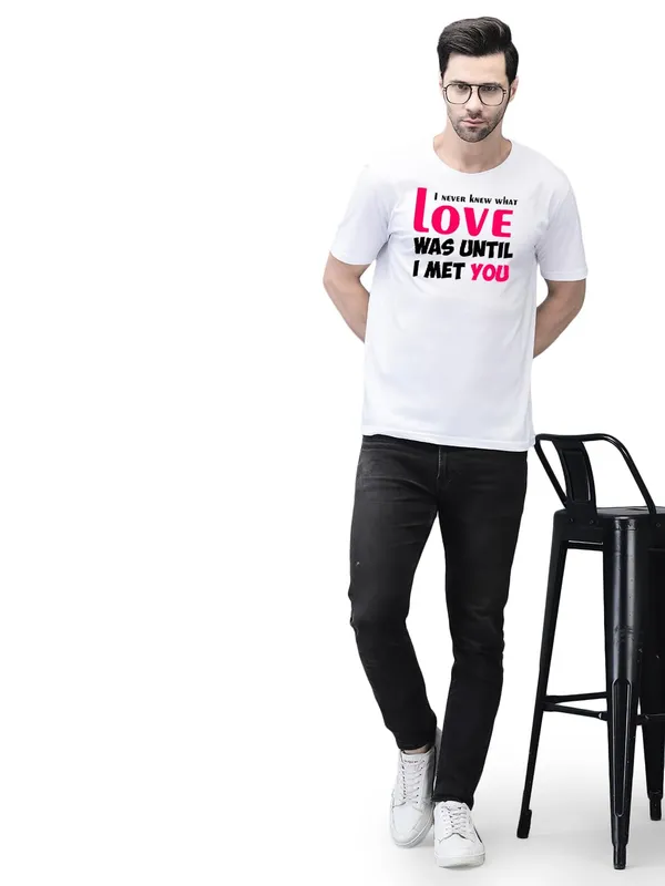 White_Cotton_Printed_Crew_Neck_Half_Sleeve_T-Shirt_For_Men