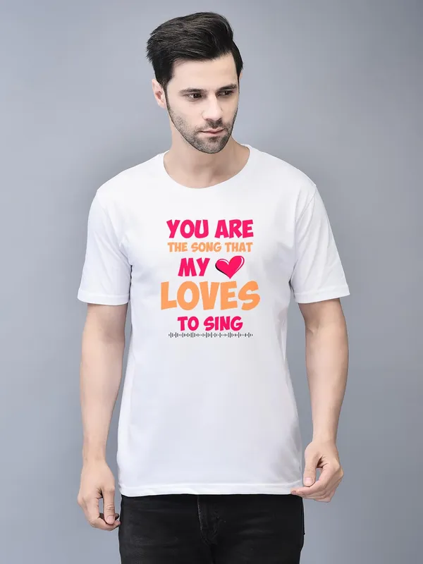 White_Cotton_Printed_Crew_Neck_Half_Sleeve_T-Shirt_For_Men