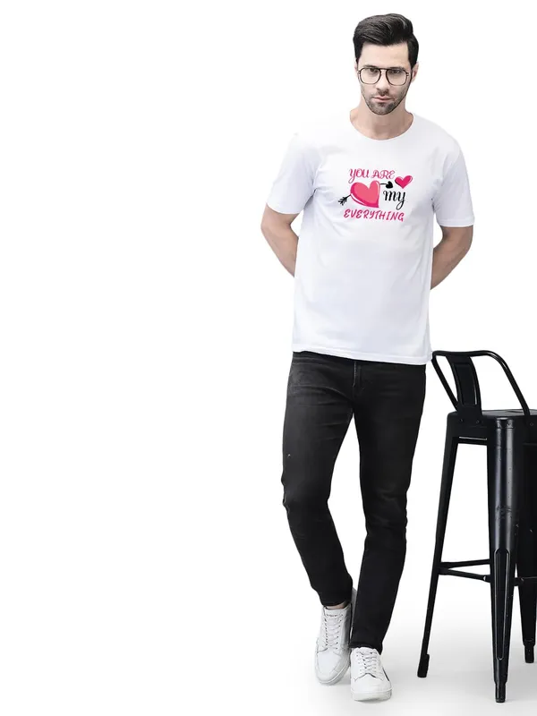 White_Cotton_Printed_Crew_Neck_Half_Sleeve_T-Shirt_For_Men