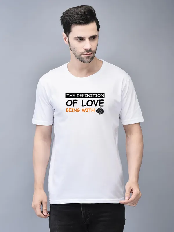 White_Cotton_Printed_Crew_Neck_Half_Sleeve_T-Shirt_For_Men