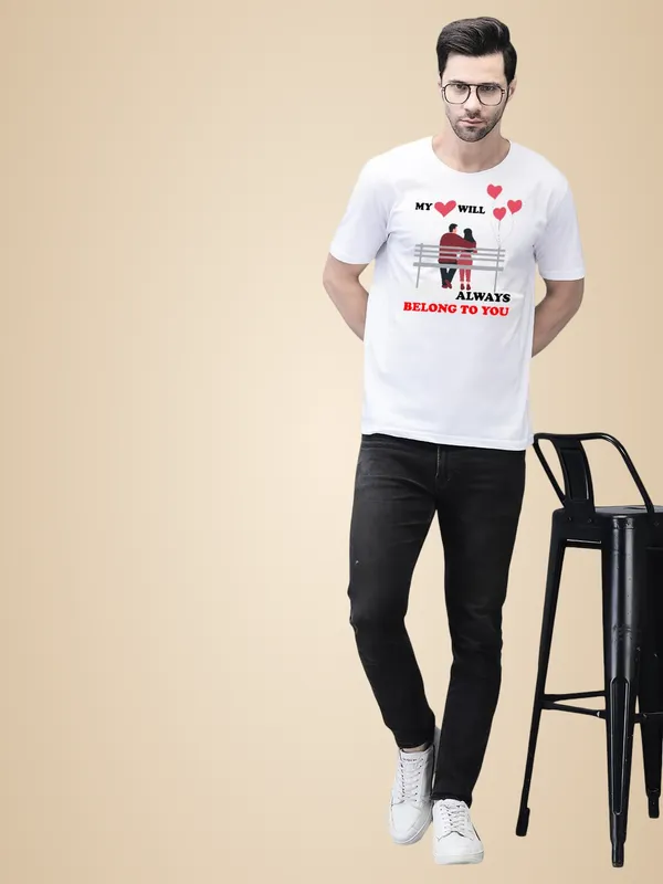 White_Cotton_Printed_Crew_Neck_Half_Sleeve_T-Shirt_For_Men