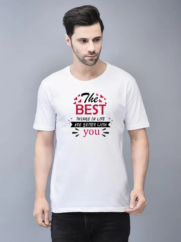 White_Cotton_Printed_Crew_Neck_Half_Sleeve_T-Shirt_For_Men