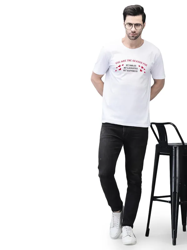 White_Cotton_Printed_Crew_Neck_Half_Sleeve_T-Shirt_For_Men