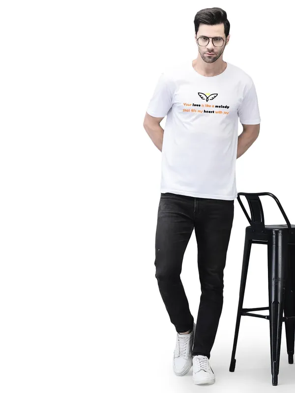 White_Cotton_Printed_Crew_Neck_Half_Sleeve_T-Shirt_For_Men