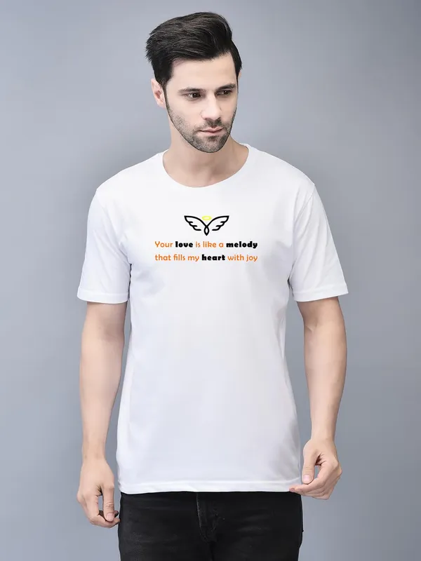 White_Cotton_Printed_Crew_Neck_Half_Sleeve_T-Shirt_For_Men