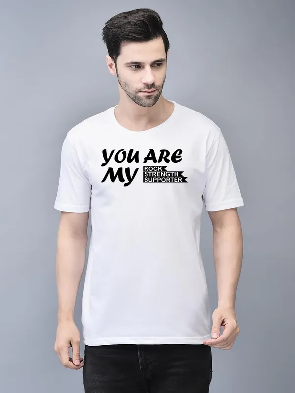 White_Cotton_Printed_Crew_Neck_Half_Sleeve_T-Shirt_For_Men