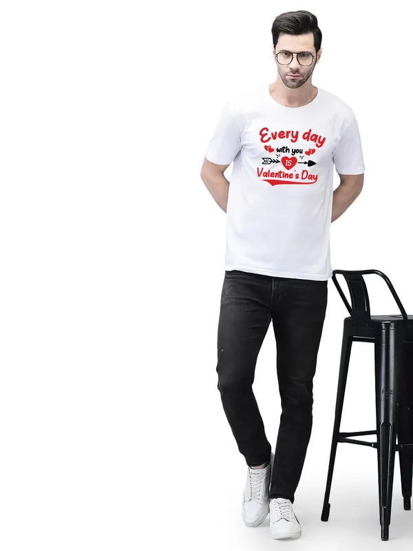 White_Cotton_Printed_Crew_Neck_Half_Sleeve_T-Shirt_For_Men