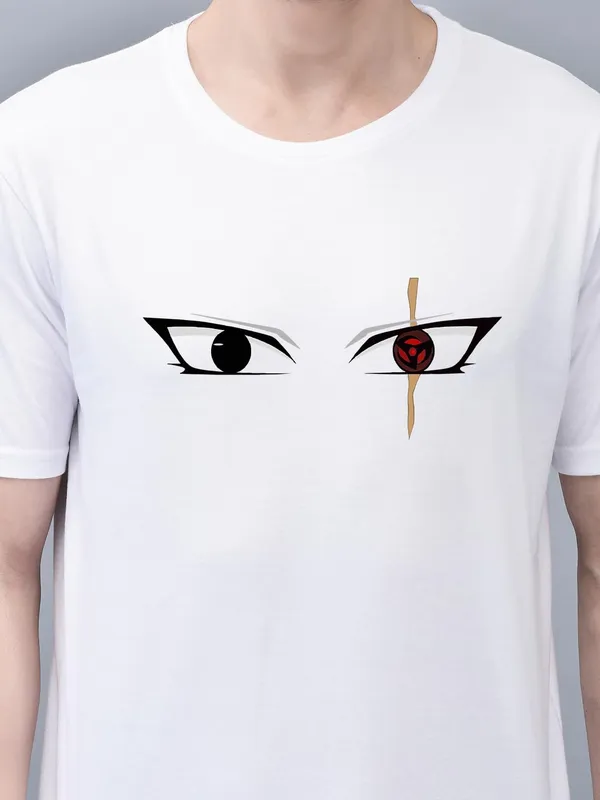 White_Cotton_Printed_Crew_Neck_Half_Sleeve_T-Shirt_For_Men