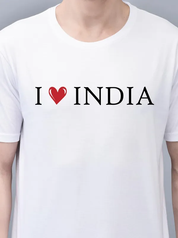 White_Cotton_Printed_Crew_Neck_Half_Sleeve_T-Shirt_For_Men