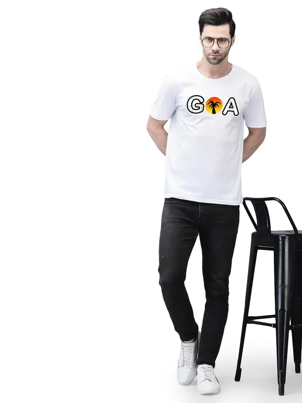 White_Cotton_Printed_Crew_Neck_Half_Sleeve_T-Shirt_For_Men