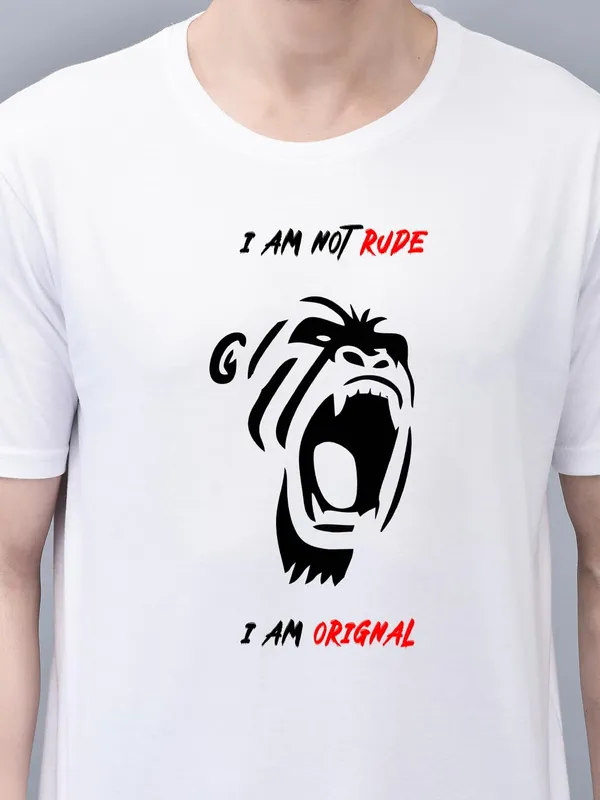 White_Cotton_Printed_Crew_Neck_Half_Sleeve_T-Shirt_For_Men