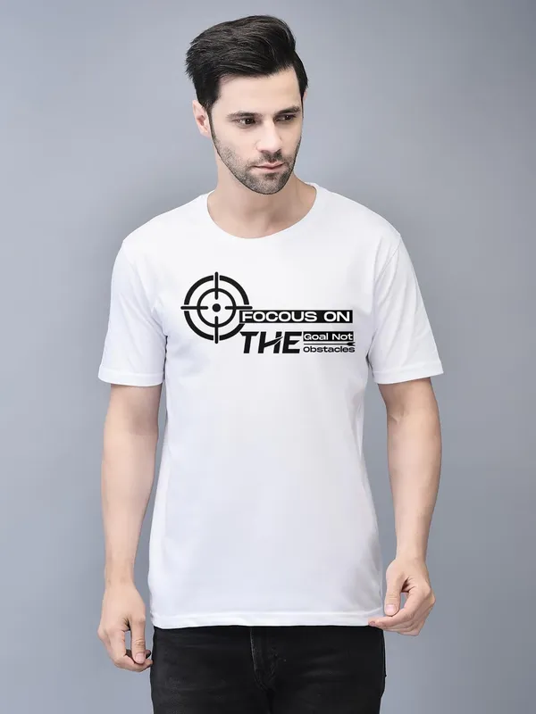 White_Cotton_Printed_Crew_Neck_Half_Sleeve_T-Shirt_For_Men