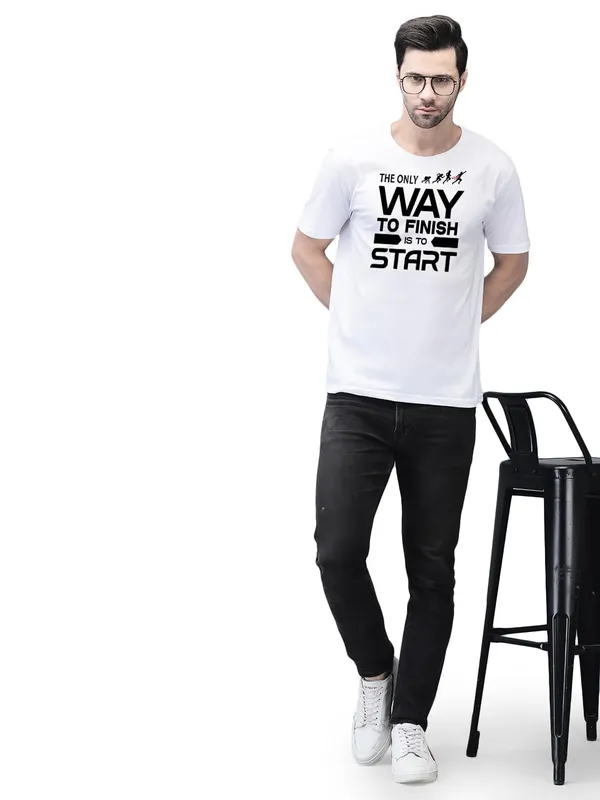 White_Cotton_Printed_Crew_Neck_Half_Sleeve_T-Shirt_For_Men