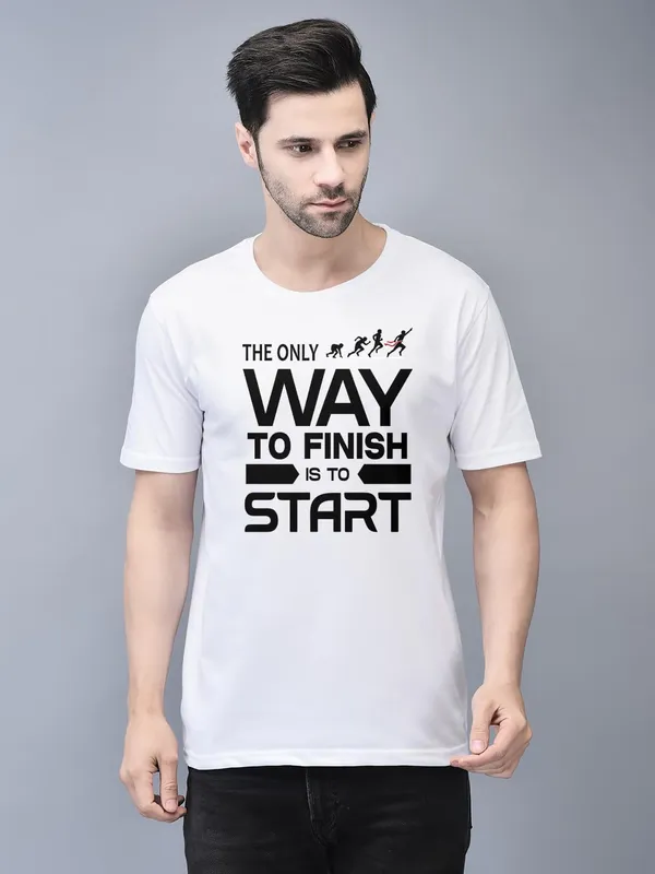 White_Cotton_Printed_Crew_Neck_Half_Sleeve_T-Shirt_For_Men