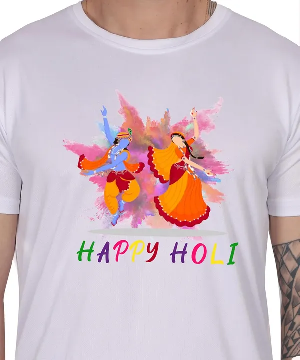 White_Cotton_Printed_Crew_Neck_Half_Sleeve_T-Shirt_For_Men