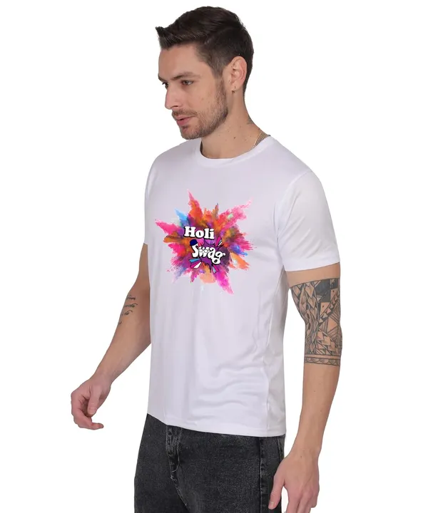 White_Cotton_Printed_Crew_Neck_Half_Sleeve_T-Shirt_For_Men