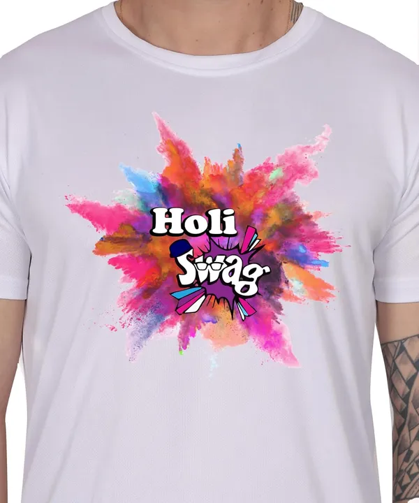 White_Cotton_Printed_Crew_Neck_Half_Sleeve_T-Shirt_For_Men
