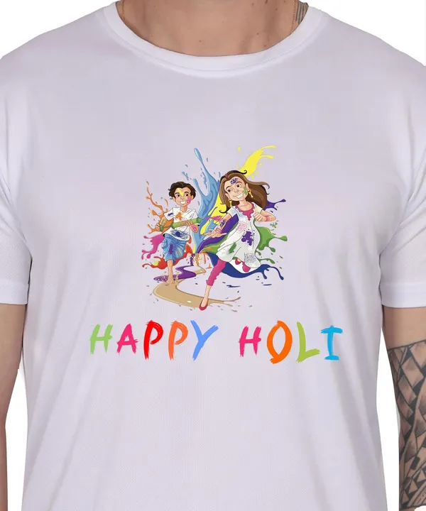White_Cotton_Printed_Crew_Neck_Half_Sleeve_T-Shirt_For_Men