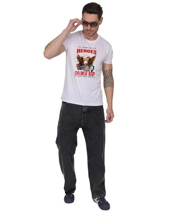 White_Cotton_Printed_Crew_Neck_Half_Sleeve_T-Shirt_For_Men
