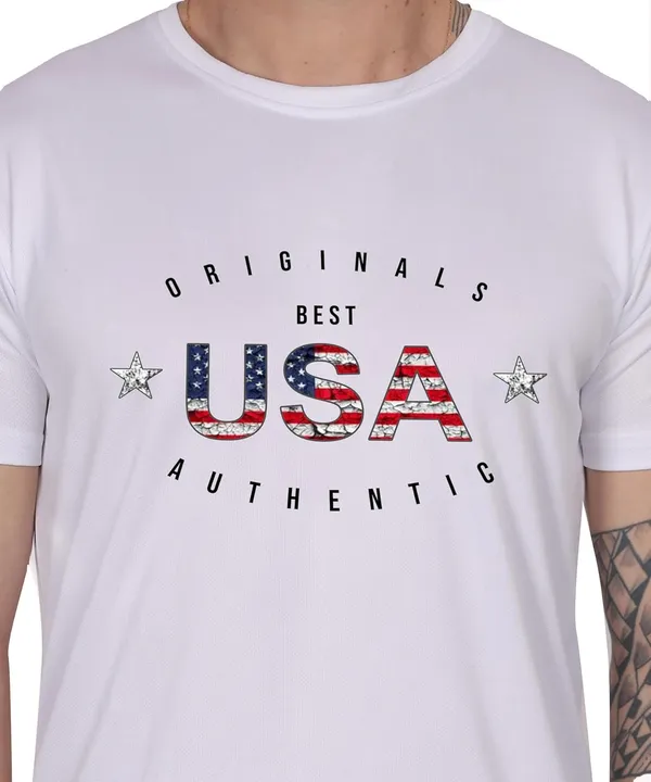 White_Cotton_Printed_Crew_Neck_Half_Sleeve_T-Shirt_For_Men
