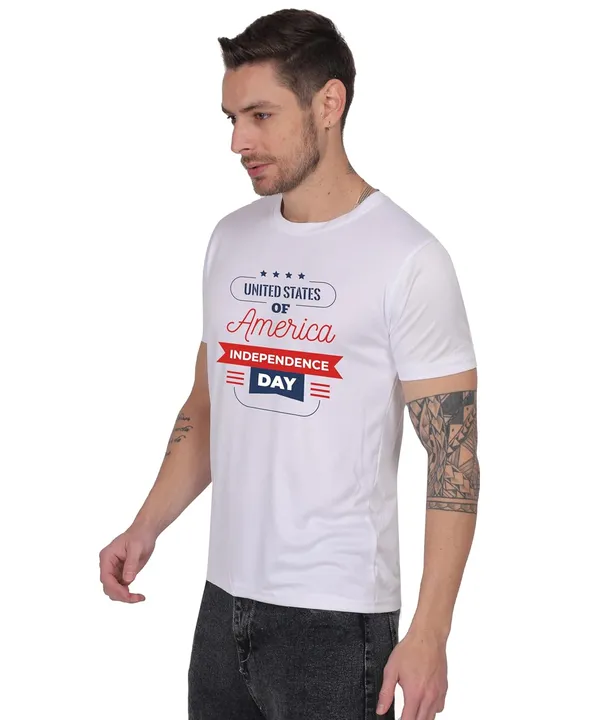 White_Cotton_Printed_Crew_Neck_Half_Sleeve_T-Shirt_For_Men