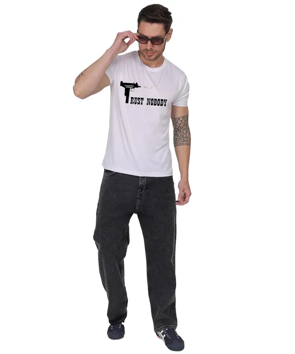 White_Cotton_Printed_Crew_Neck_Half_Sleeve_T-Shirt_For_Men