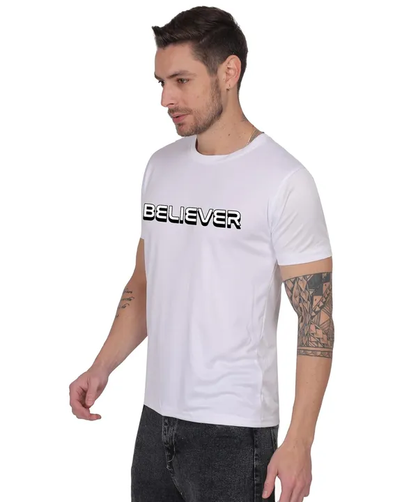 White_Cotton_Printed_Crew_Neck_Half_Sleeve_T-Shirt_For_Men