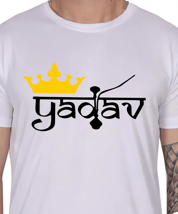 White_Cotton_Printed_Crew_Neck_Half_Sleeve_T-Shirt_For_Men