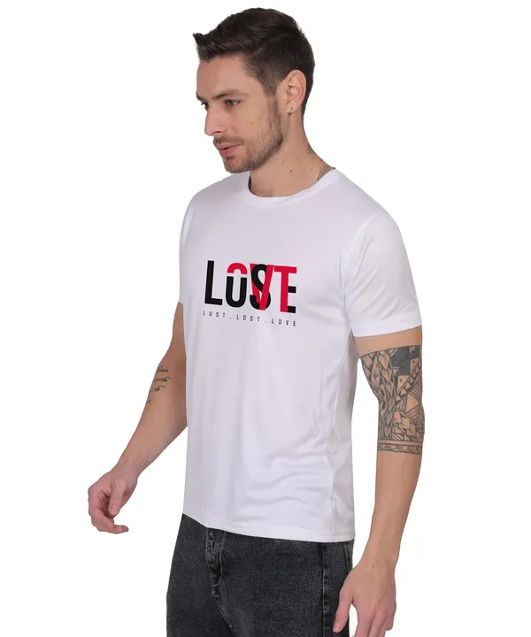 White_Cotton_Printed_Crew_Neck_Half_Sleeve_T-Shirt_For_Men
