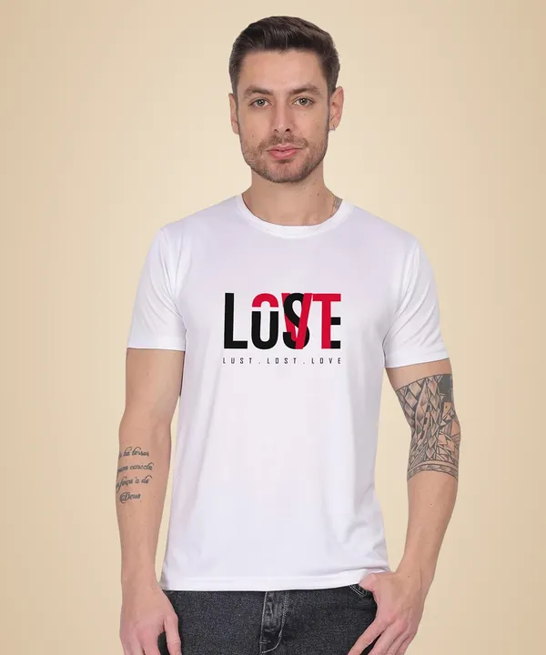 White_Cotton_Printed_Crew_Neck_Half_Sleeve_T-Shirt_For_Men