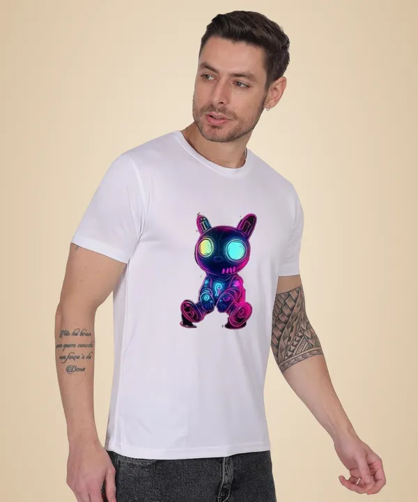 White_Cotton_Printed_Crew_Neck_Half_Sleeve_T-Shirt_For_Men
