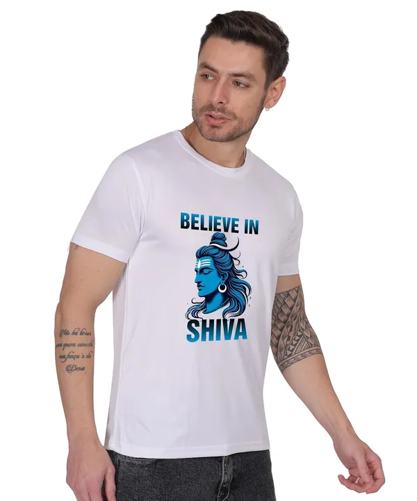 White_Cotton_Printed_Crew_Neck_Half_Sleeve_T-Shirt_For_Men