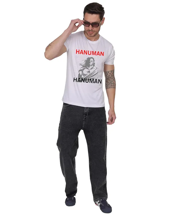 White_Cotton_Printed_Crew_Neck_Half_Sleeve_T-Shirt_For_Men
