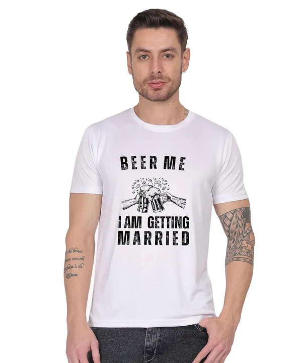 White_Cotton_Printed_Crew_Neck_Half_Sleeve_T-Shirt_For_Men