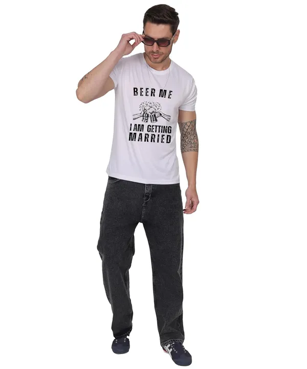White_Cotton_Printed_Crew_Neck_Half_Sleeve_T-Shirt_For_Men