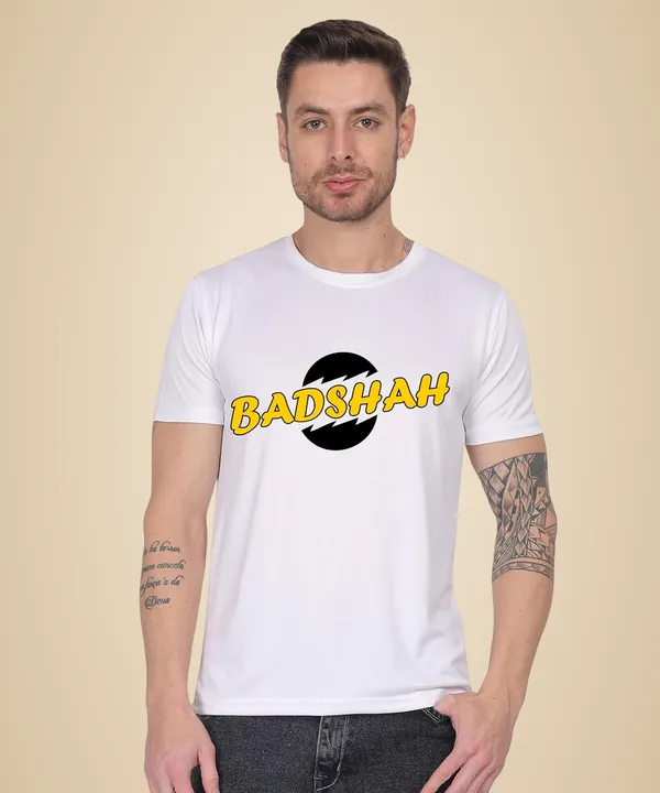 White_Cotton_Printed_Crew_Neck_Half_Sleeve_T-Shirt_For_Men