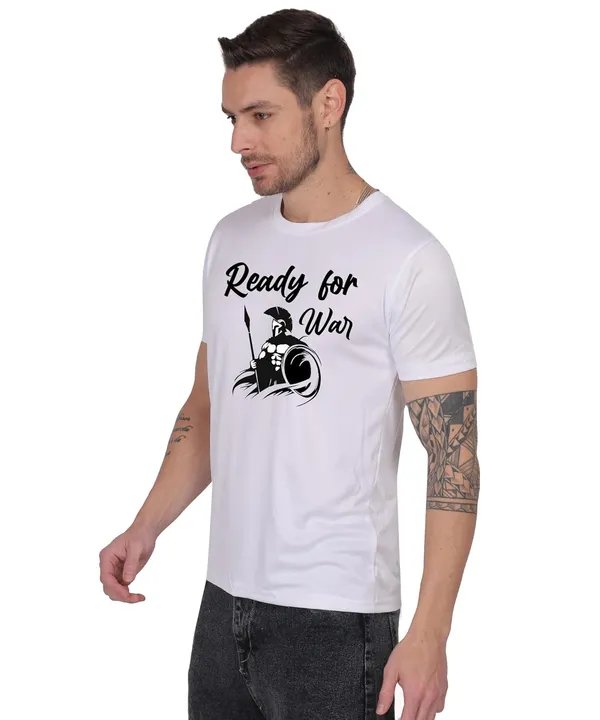 White_Cotton_Printed_Crew_Neck_Half_Sleeve_T-Shirt_For_Men