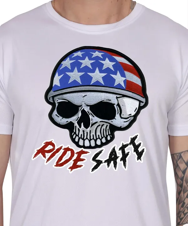 White_Cotton_Printed_Crew_Neck_Half_Sleeve_T-Shirt_For_Men