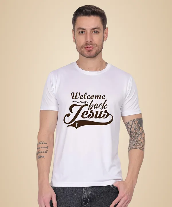 White_Cotton_Printed_Crew_Neck_Half_Sleeve_T-Shirt_For_Men