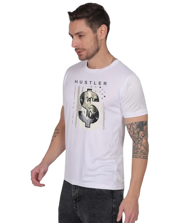 White_Cotton_Printed_Crew_Neck_Half_Sleeve_T-Shirt_For_Men