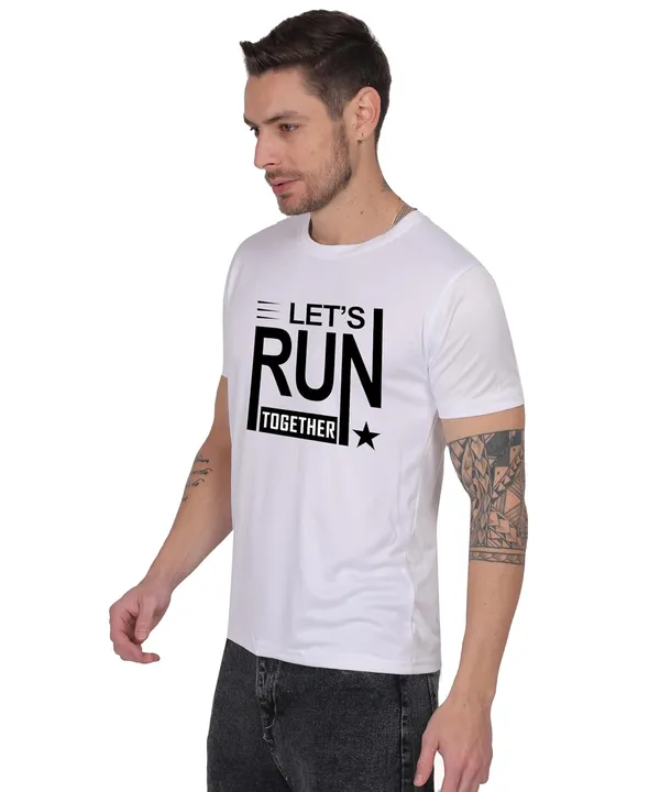 White_Cotton_Printed_Crew_Neck_Half_Sleeve_T-Shirt_For_Men