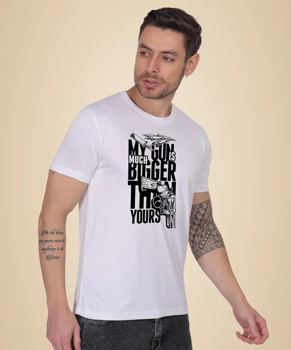 White_Cotton_Printed_Crew_Neck_Half_Sleeve_T-Shirt_For_Men