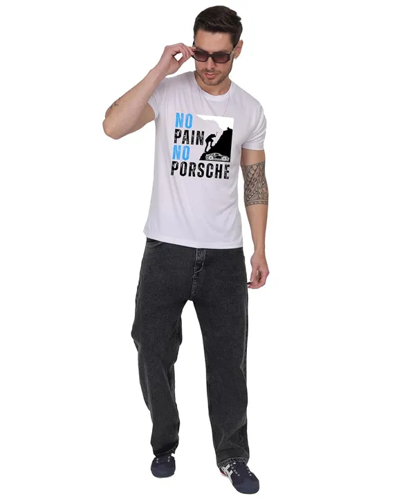 White_Cotton_Printed_Crew_Neck_Half_Sleeve_T-Shirt_For_Men